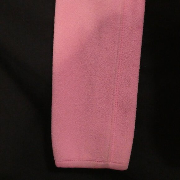 Y2K - OLD NAVY BRAND | medium | Pink Fleece Hooded Zip-Up Jacket | Zip Pockets - Picture 13 of 16